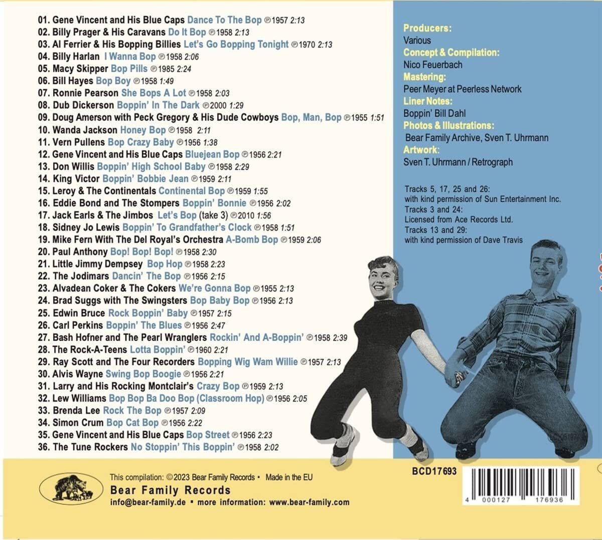 On the Dance Floor With a Bop!: 36 Tunes to Bop the Blues Away