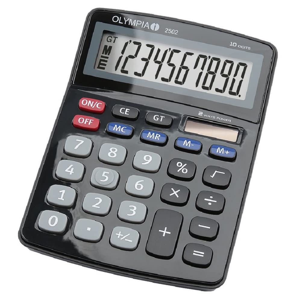 Olympia Tools 40182 2502 Desktop Calculator