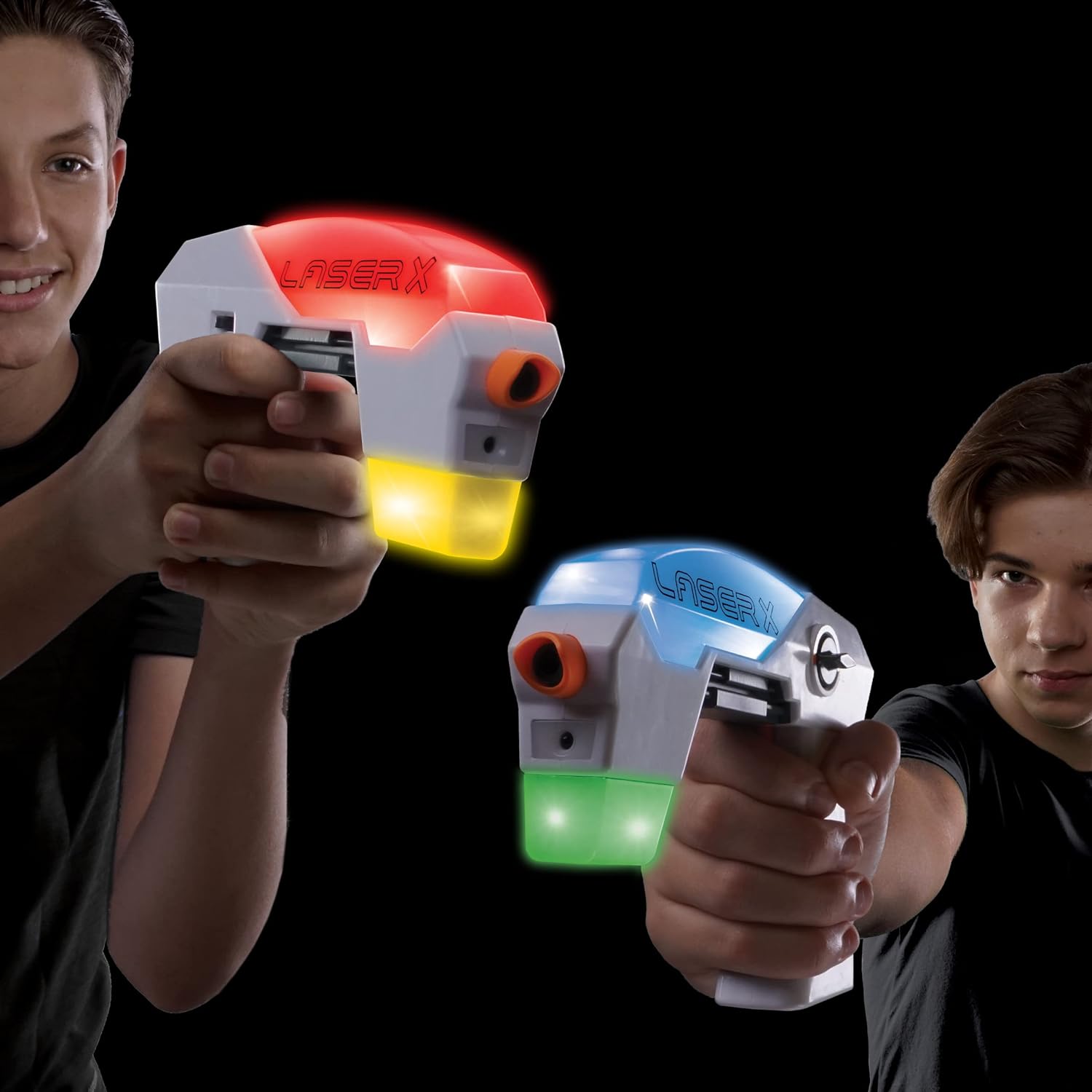 Laser X Revolution Micro Blasters, choose the colour of your team, blast over . Real life infrared gaming experience.,Black,60 metres
