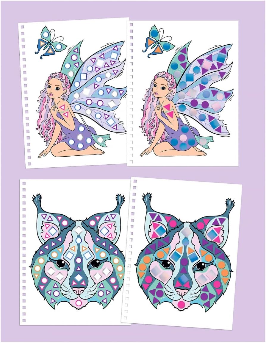 Depesche 12079 TOPModel Sticker Your Picture Fantasy - Stickerbuch mit 25 Seiten fantastischer Motive zum Ergänzen, inklusive 10 Aufkleber-Bogen