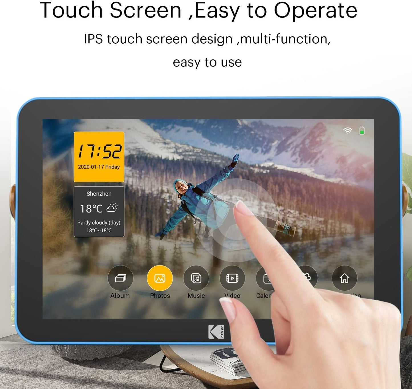 Kodak - Digital Wi-Fi Photo Frame 10