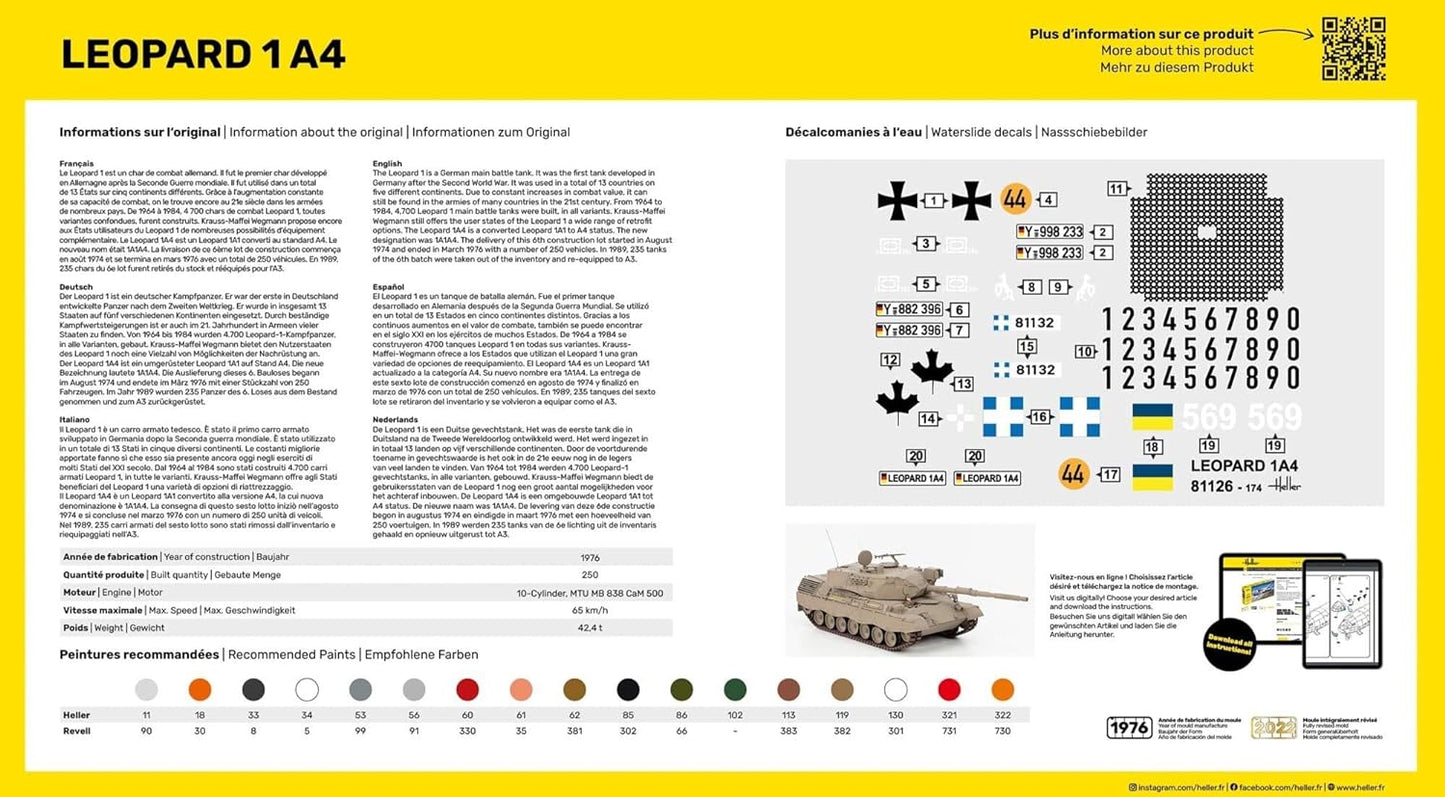 Heller HEL81126 Scale Model kit