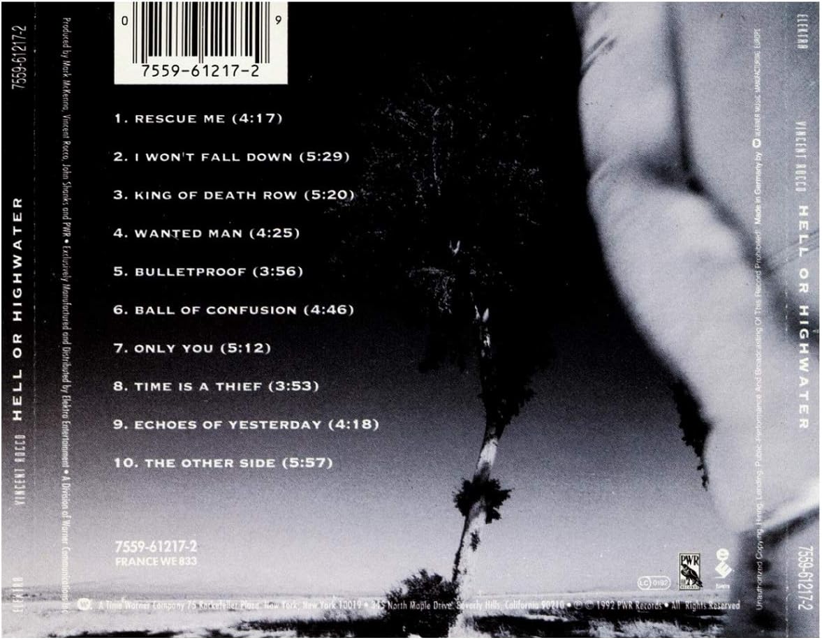 Hell Or Highwater - Vincent Rocco CD
