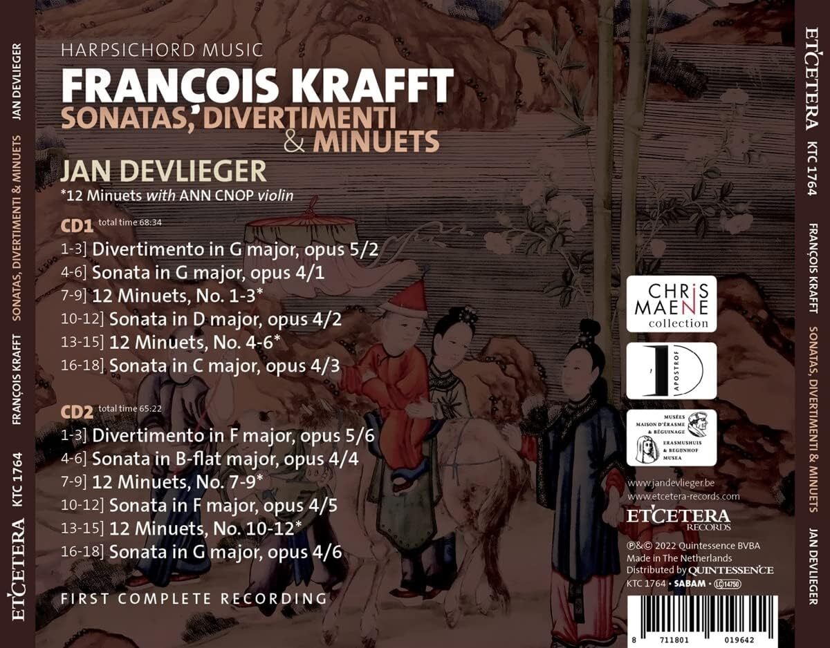 François Krafft: Sonatas, Divertimenti & Minuets