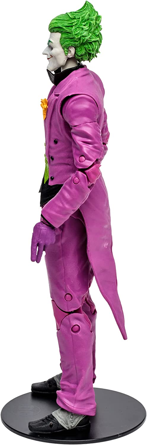 McFarlane Toys, 7-Inch DC The Joker Infinite Frontier Action Figure with 22 Moving Parts, Collectible DC Multiverse Batman Figure with Stand Base Unique Collectible Character Card – Ages 12+