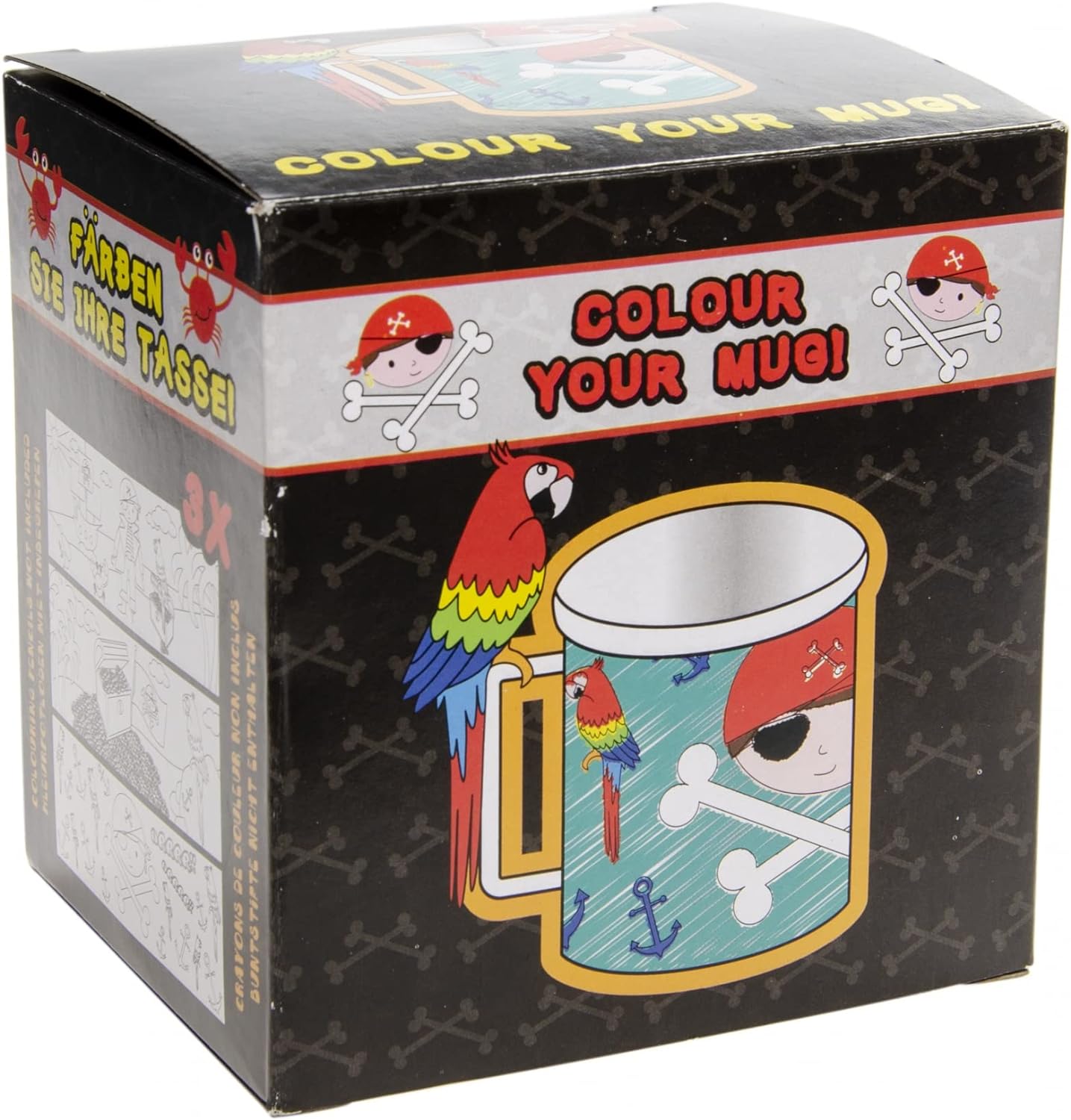 colour your own cup of pirate