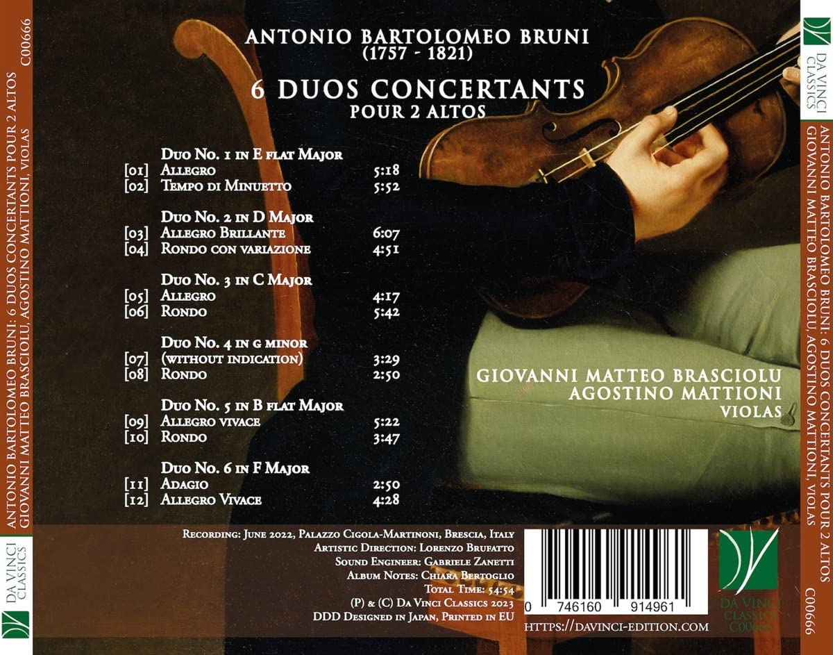 6 Duos Concertants pour 2 Altos