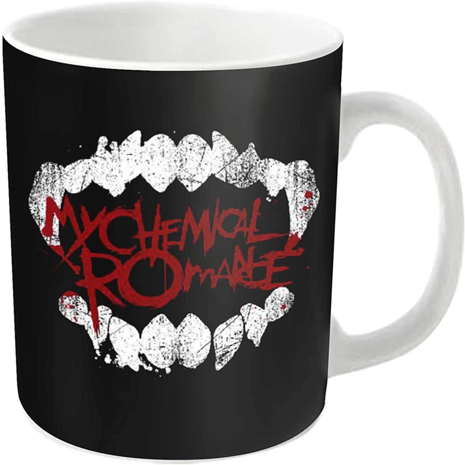 My Chemical Romance Mug Fangs Band Logo Official White Boxed One Size
