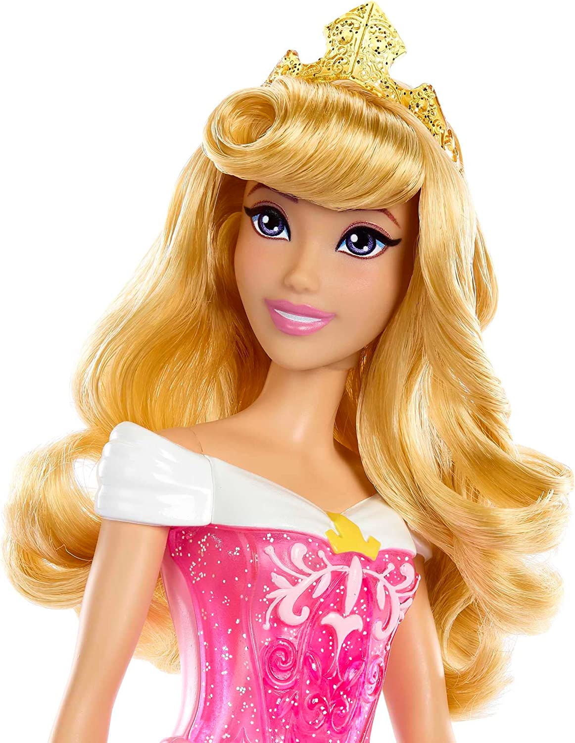 Mattel Disney Princess Aurora Muñeca princesa película La bella durmiente, juguete +3 años (HLW09