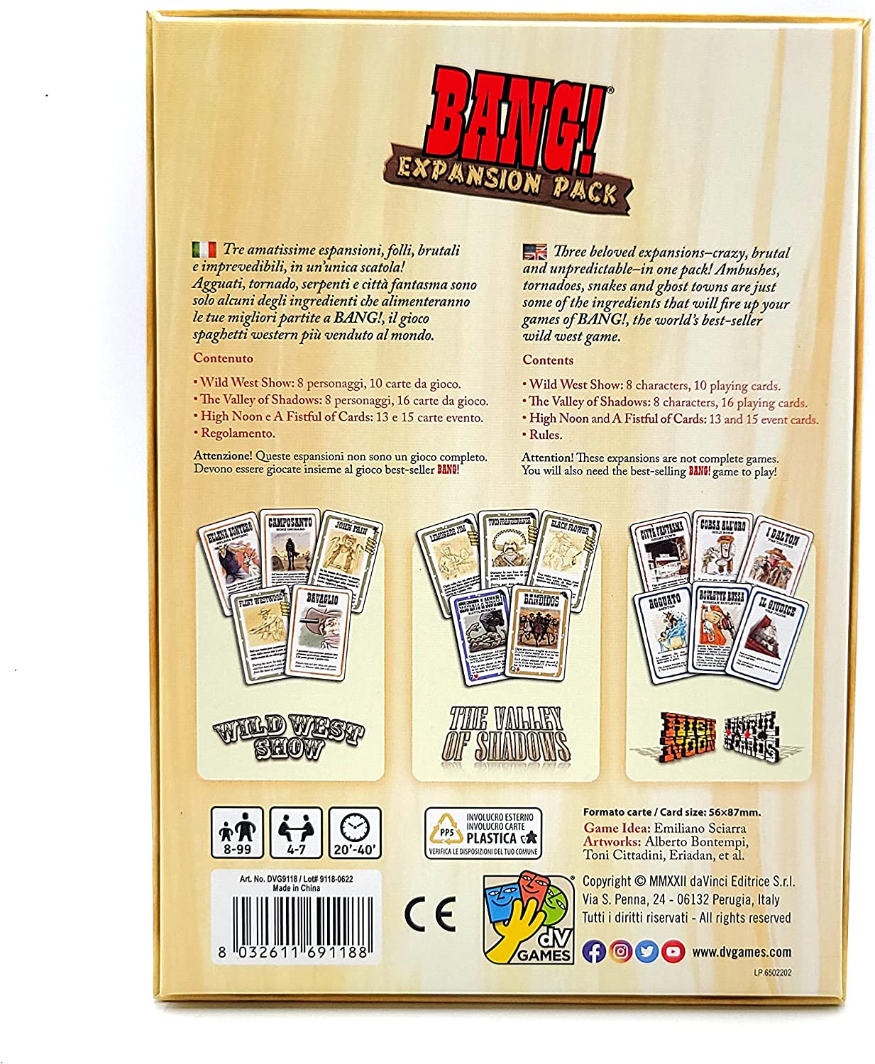 Bang Expansion Pack Card Game