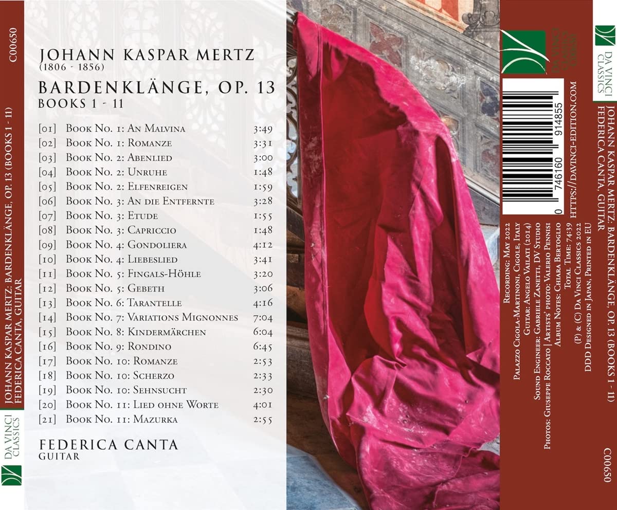 Bardenklänge,Op.13,Books 1-11