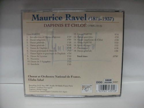 Maurice Ravel: Orchestral Works, Vol. 1 - Daphnis et Chloe