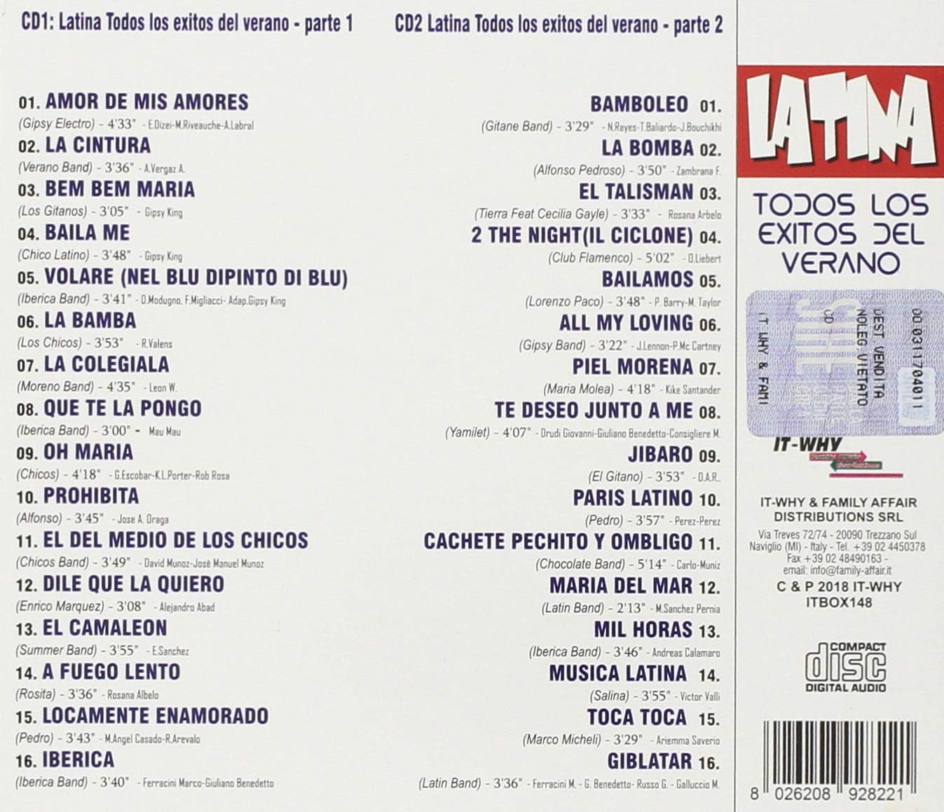 Latina Todos Los Exitos Del Verano