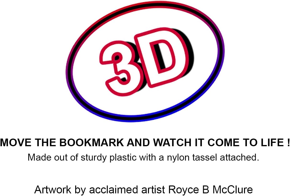 3D Lenticular Royce Bookmark - by Artgame (Tiger Trouble