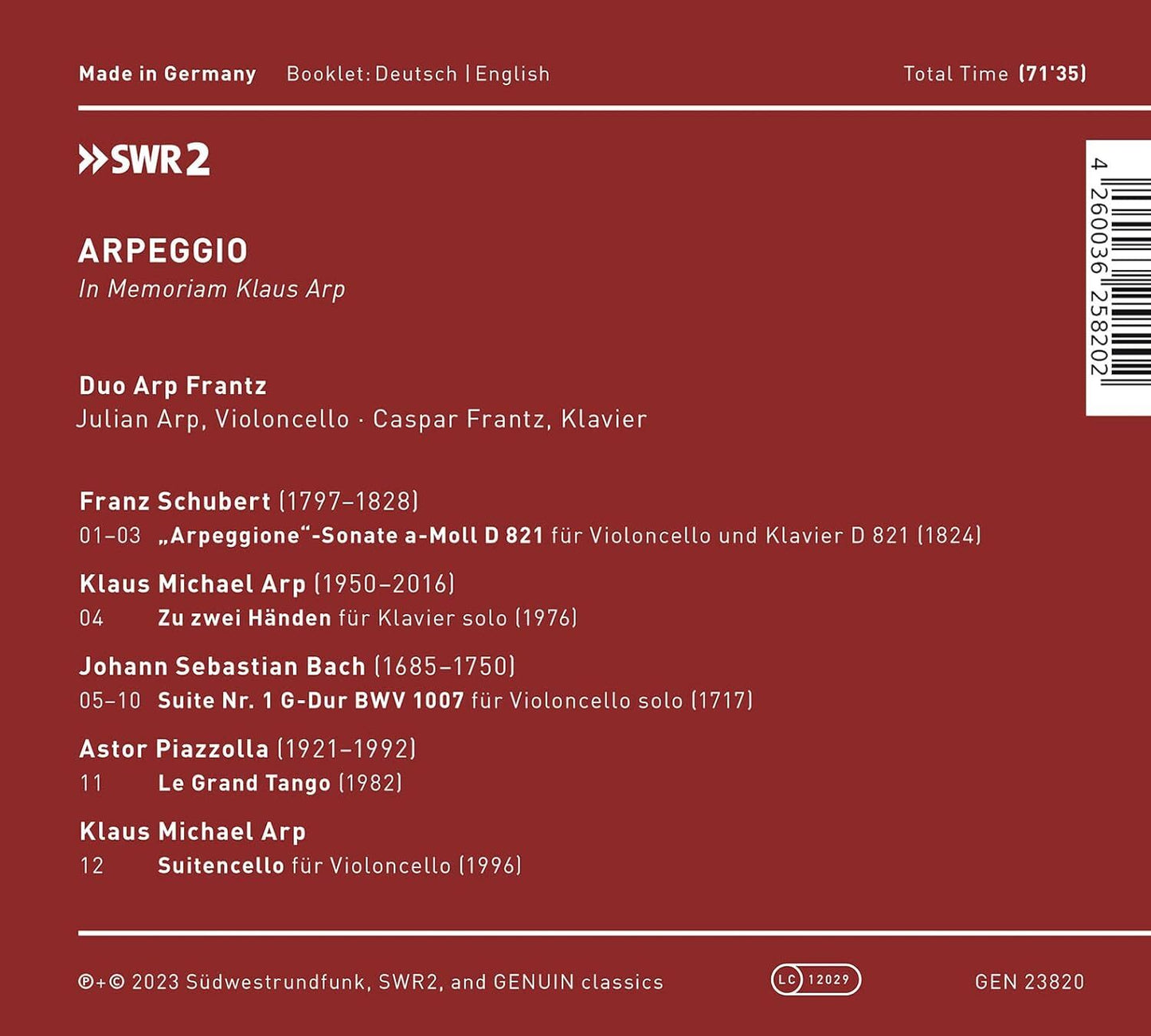 Duo Arp Frantz: Arpeggio