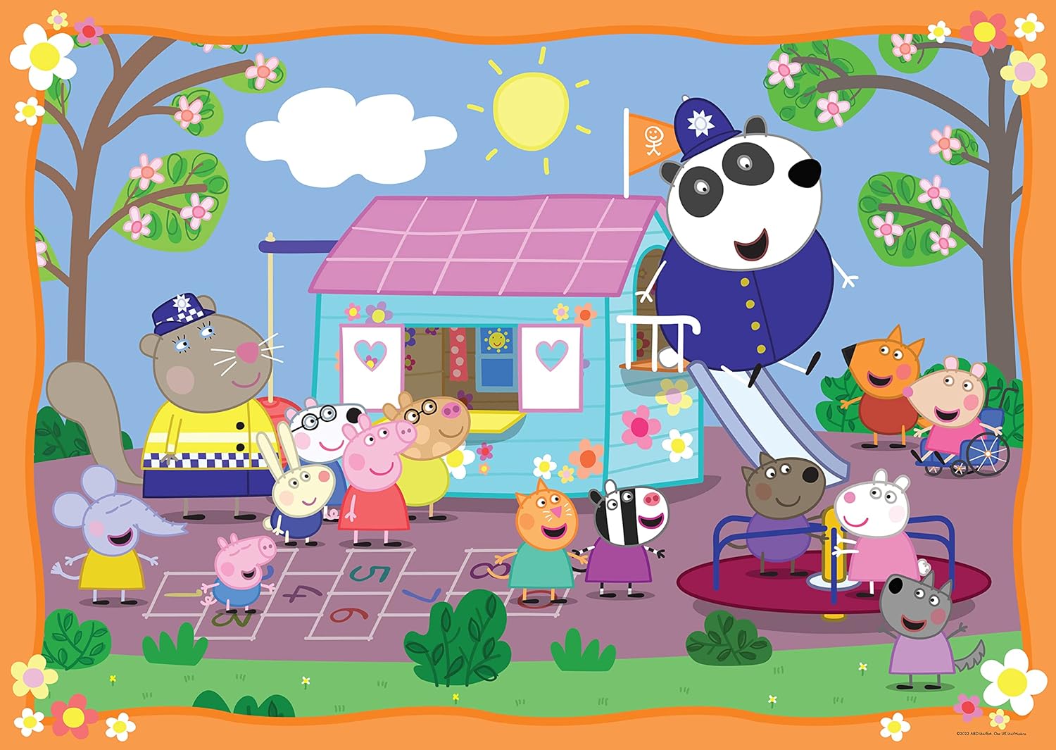 Ravensburger Peppa Pig 24 Giant Floor Jigsaw Puzzles for Kids Age 3 Years Up - Large Shaped Character Pieces