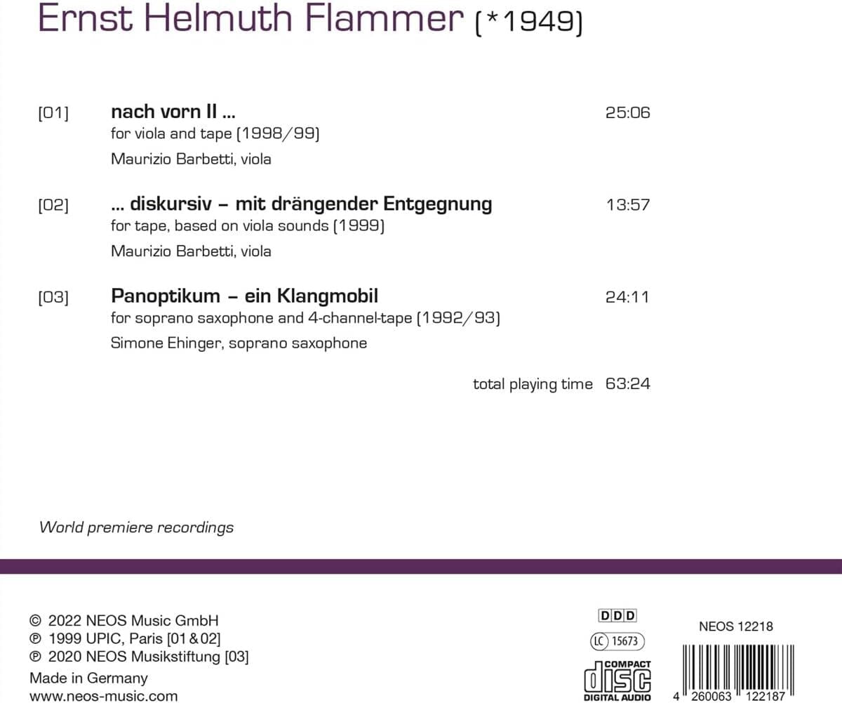 Flammer: Electroacoustic Works