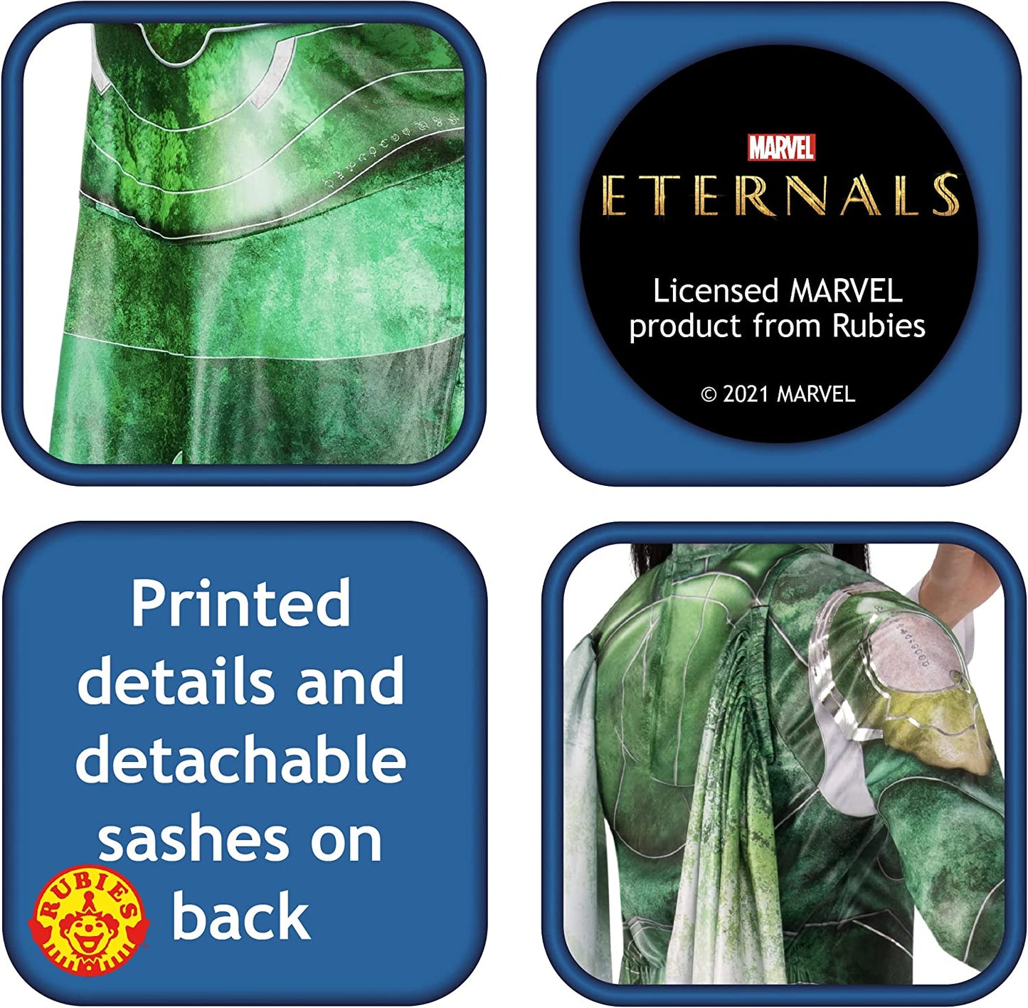 Rubie's Damen Marvel The Eternals Movie Deluxe Sersi Costume Kostüme für Erwachsene