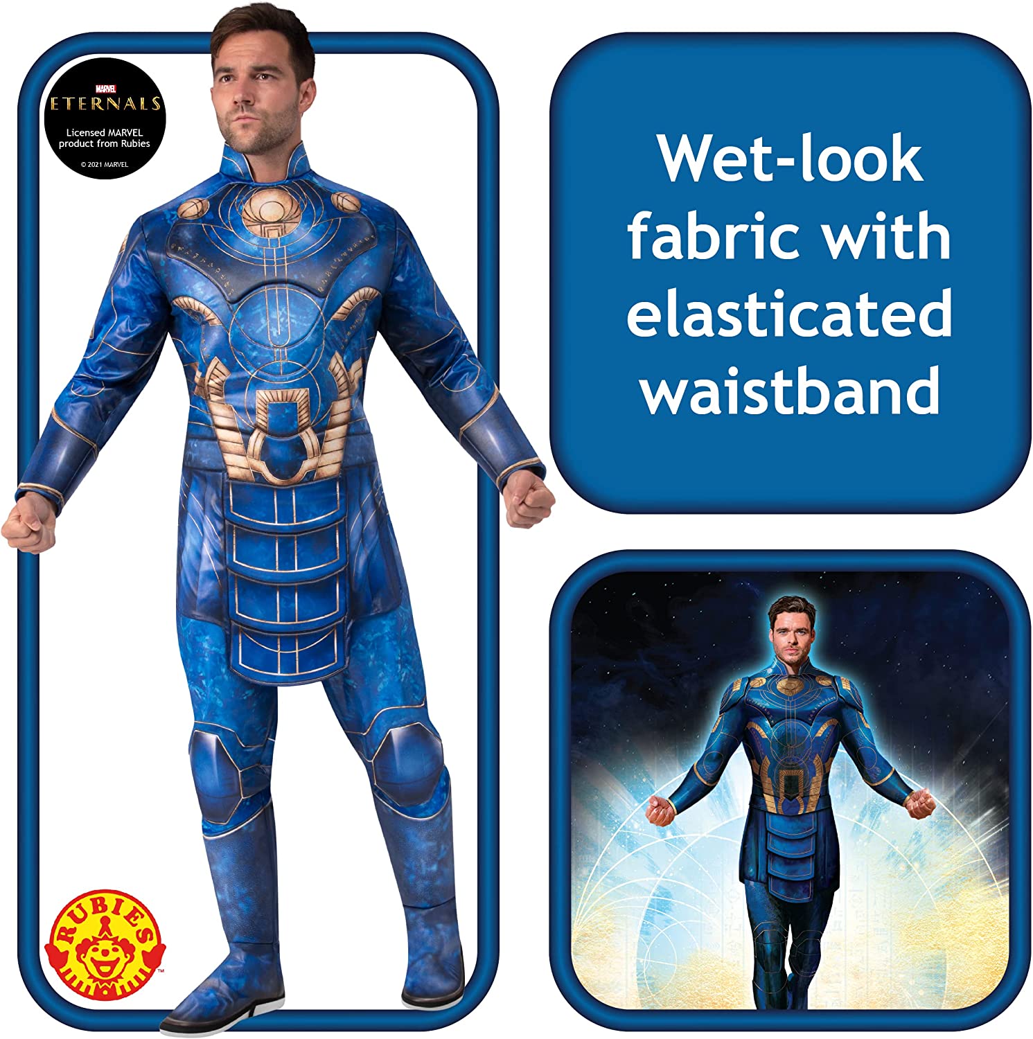 Rubies Official Disney Marvel Eternals Ikaris Deluxe Mens Adult Costume