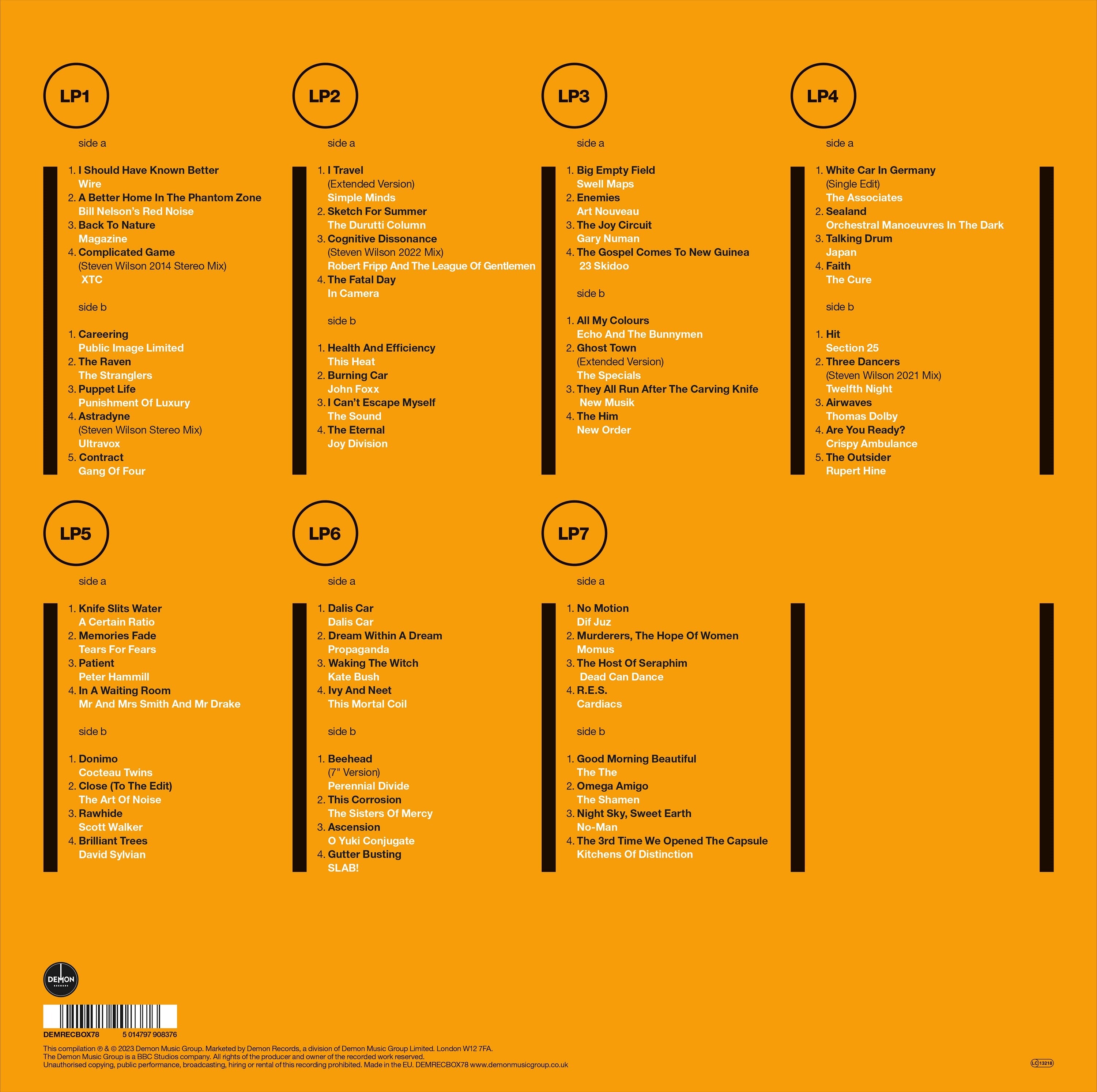 Steven Wilson Presents Intrigue: Progressive Sounds in UK Alternative Music 1979-89
