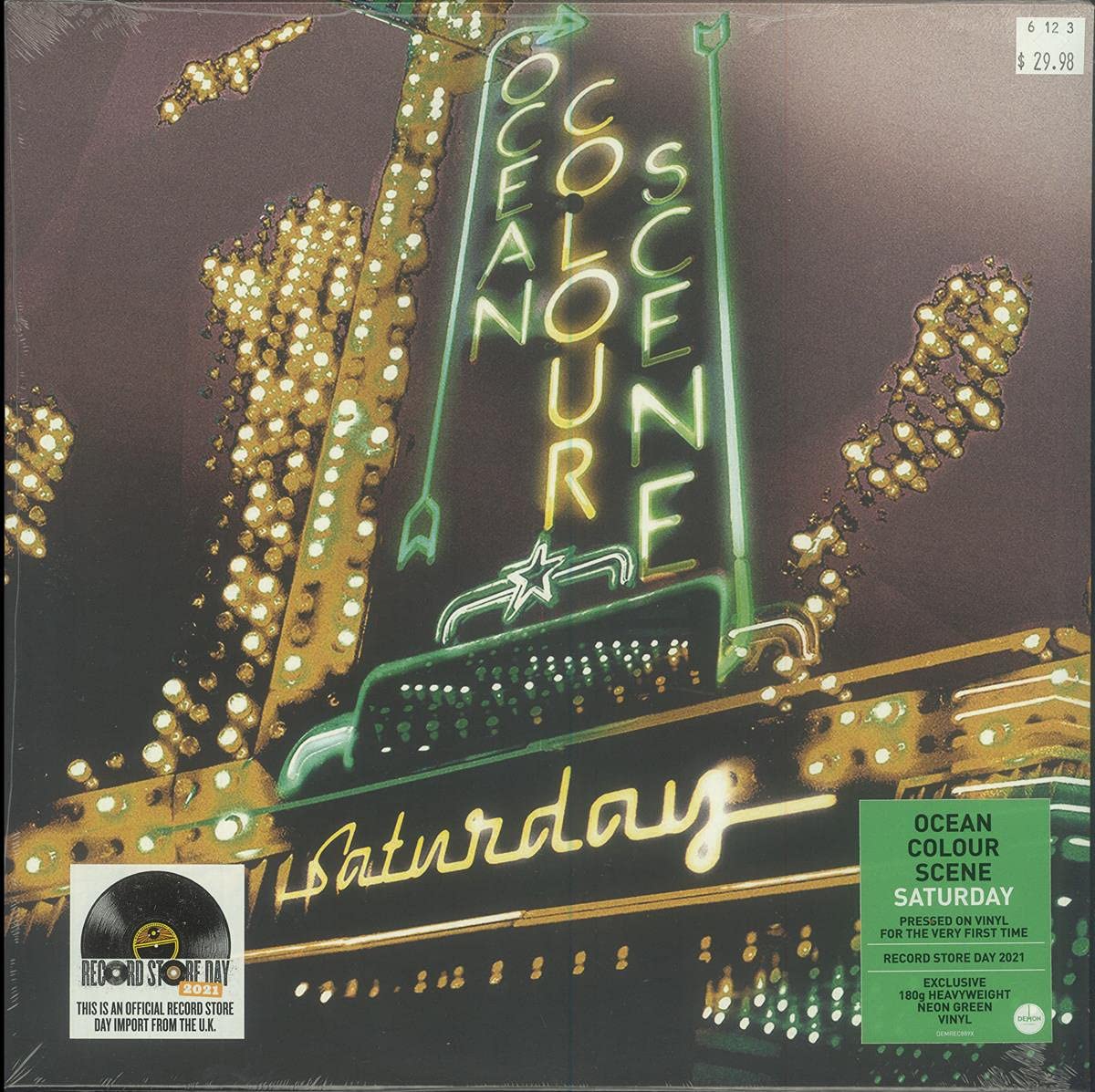 Ocean Colour Scene: Saturday (Neon Green) (With Import Sticker) (RSD 2021)