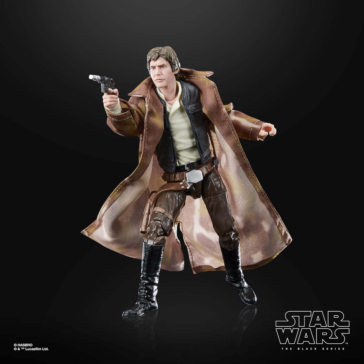 Star Wars Hasbro Wars The Black Series Han Solo, Wars: Return of Jedi 6-Inch Action Figures, F7072, Multicolor
