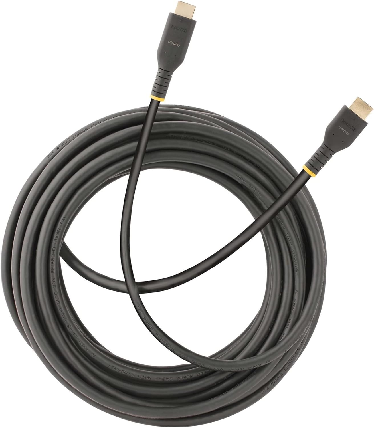 StarTech.com 30ft Active HDMI Cable w/Ethernet - HDMI 2.0 4K 60Hz UHD - Rugged HDMI Cord w/Aramid Fiber - Durable High Speed HDMI Cable - Heavy-Duty HDMI 2.0 Cable (RH2A-10M-HDMI-CABLE