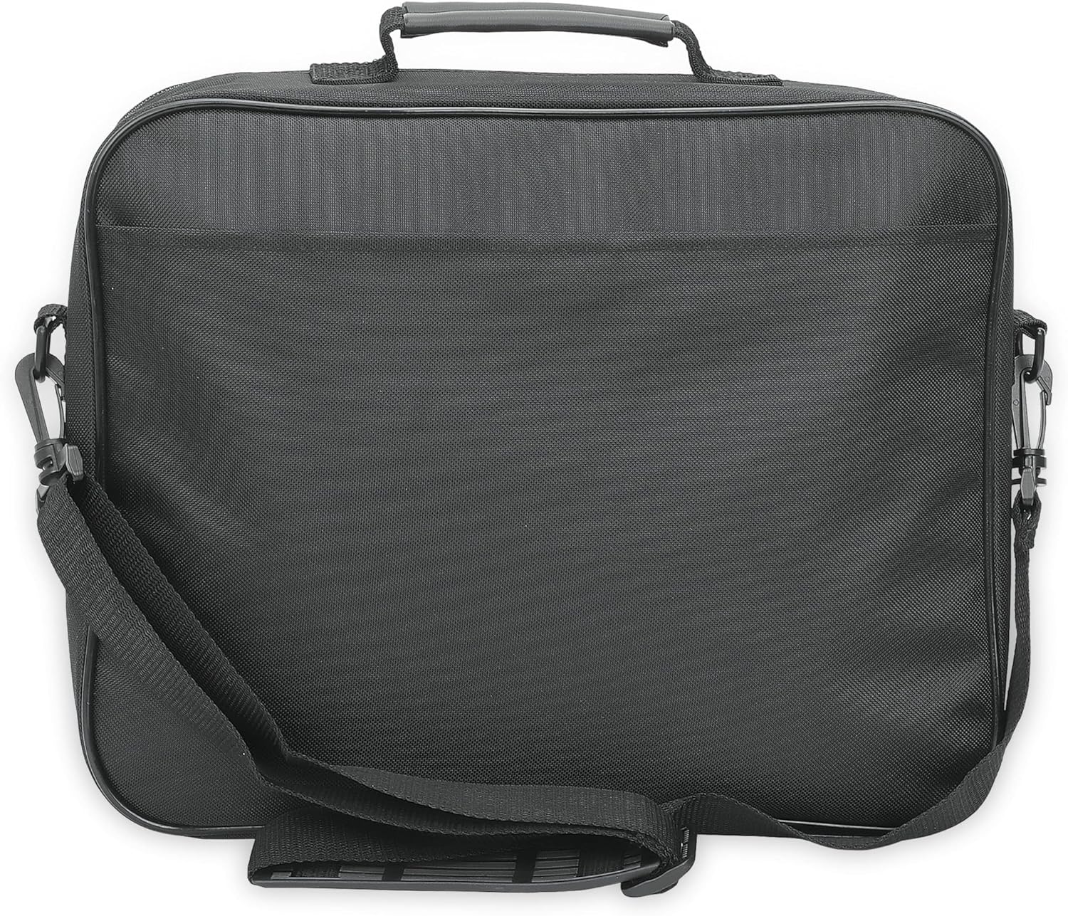 Manhattan Unisex's Cambridge Clamshell 14.1 inches Laptop Bag, Black, 14,1 Zoll