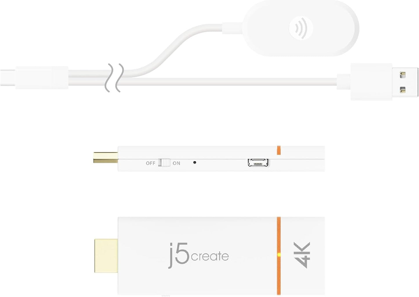 j5create JVAW76-N Étendeurs sans fils ScreenCast 4K HDMI™