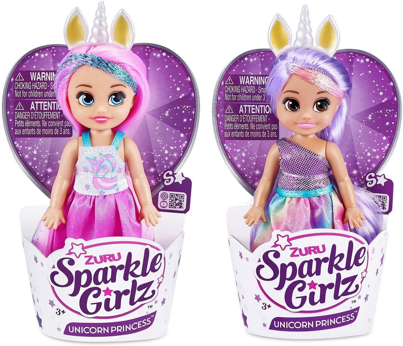 Zuru - Sparkle Girlz Mini Princess Unicorn 11cm - ZU-10094