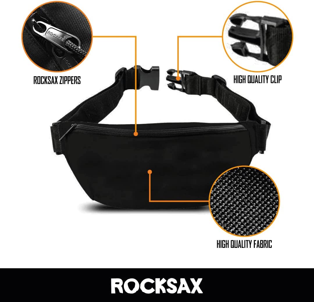 Rocksax Motley Crue Bum Bag - Dr Fg Face