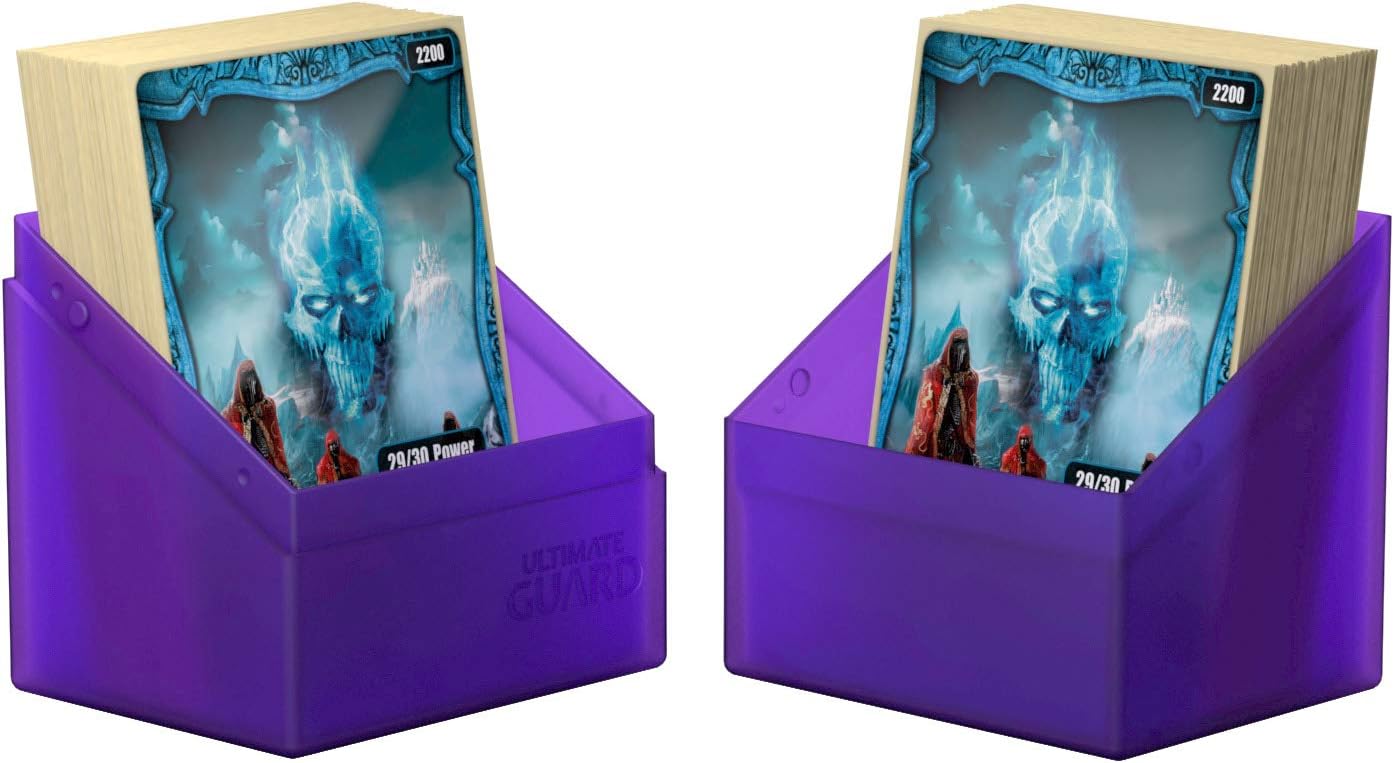 Ultimate Guard UGD010687 Boulder Deck Case 80+ Standard Size Box, Amethyst, S