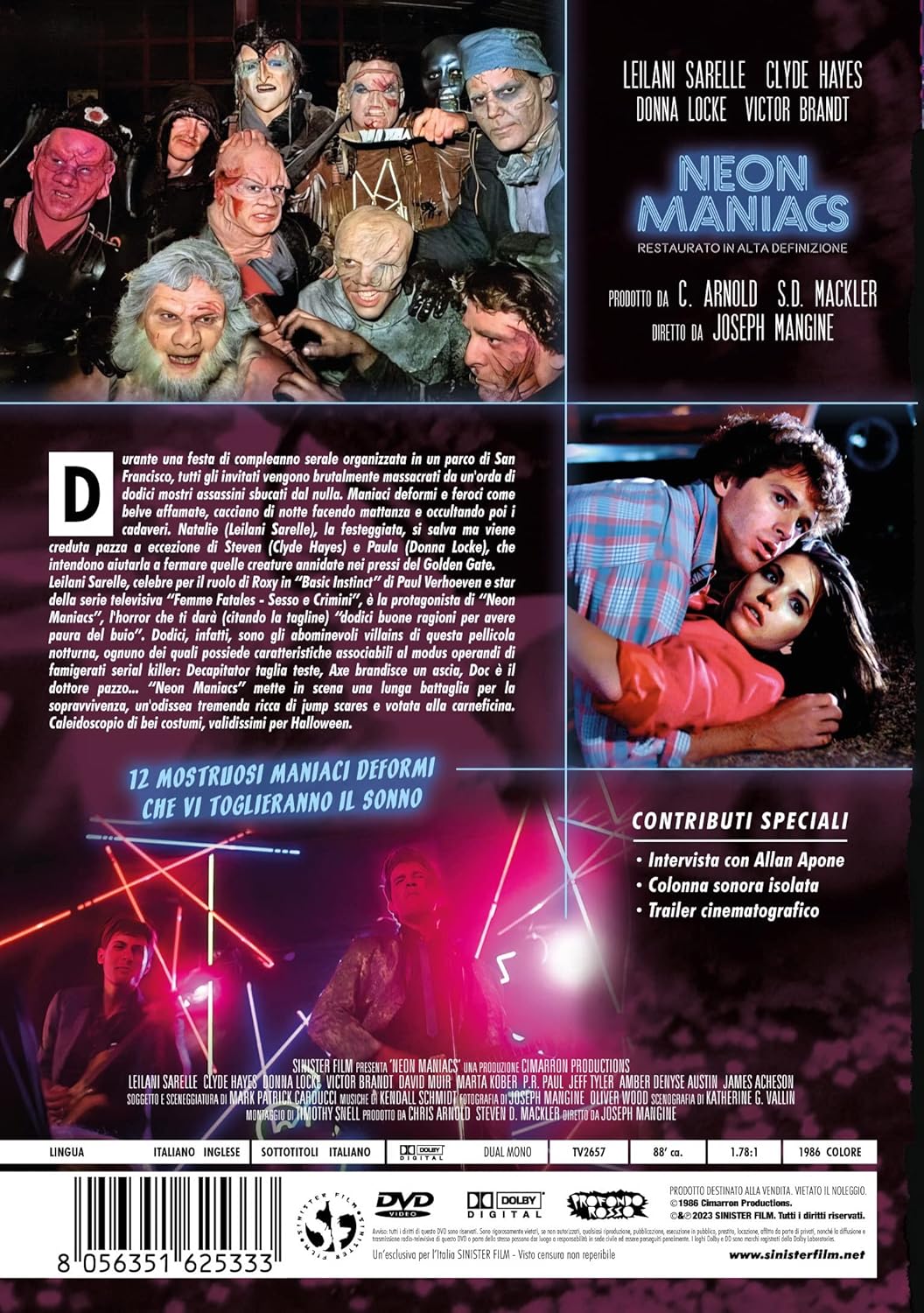Neon Maniacs (Restaurato In Hd) - (Italian Import)