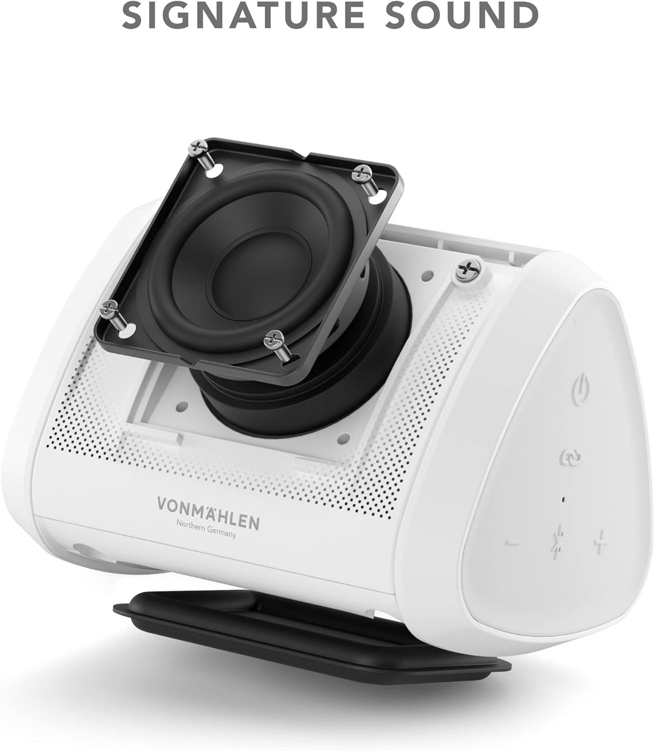 `Vonm?hlen - Air Beats Mini - Compact Bluetooth Speaker, White`