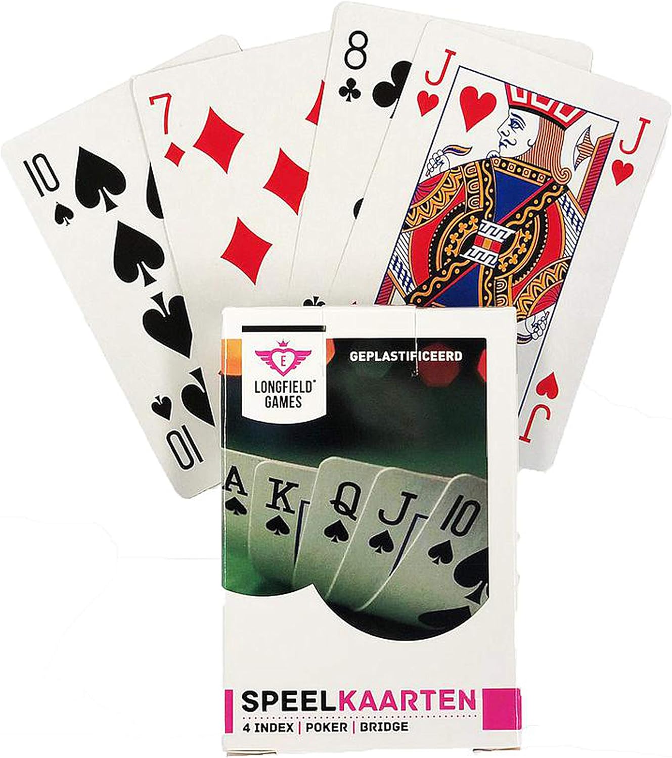 Engelhart Playing cards plastic coated - 52 cards