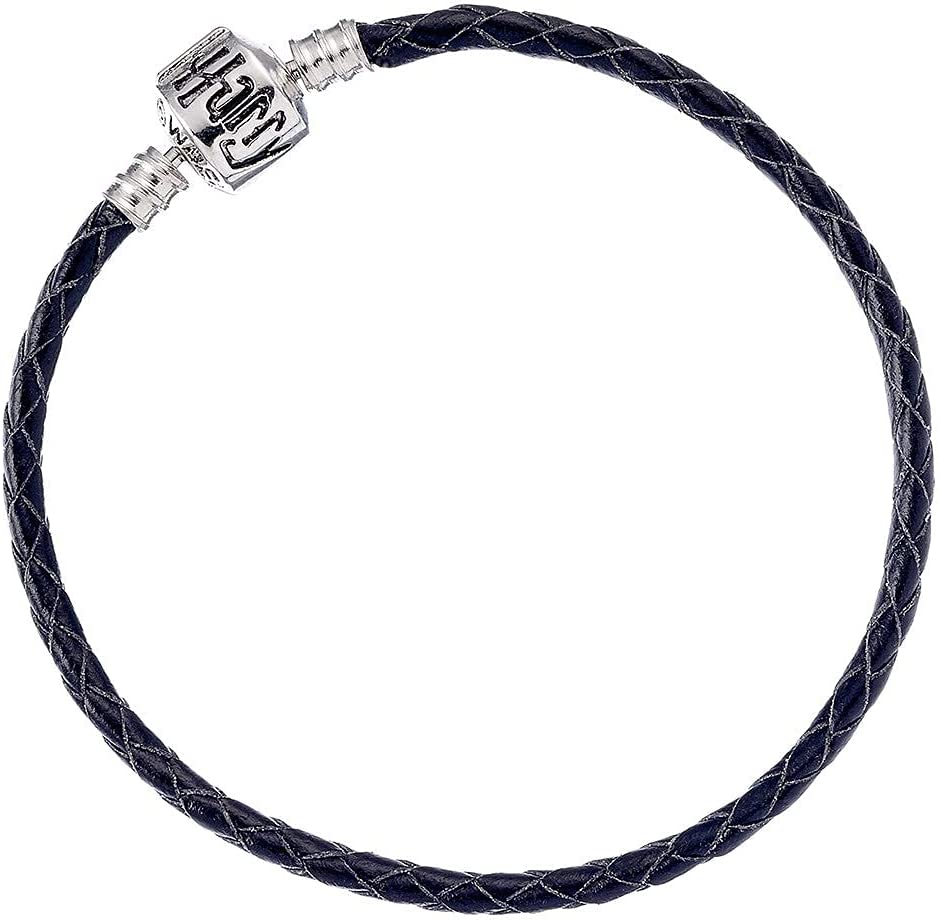 The Carat Shop Harry Potter Black Leather Bracelet for Slider Charms- HP0029-21