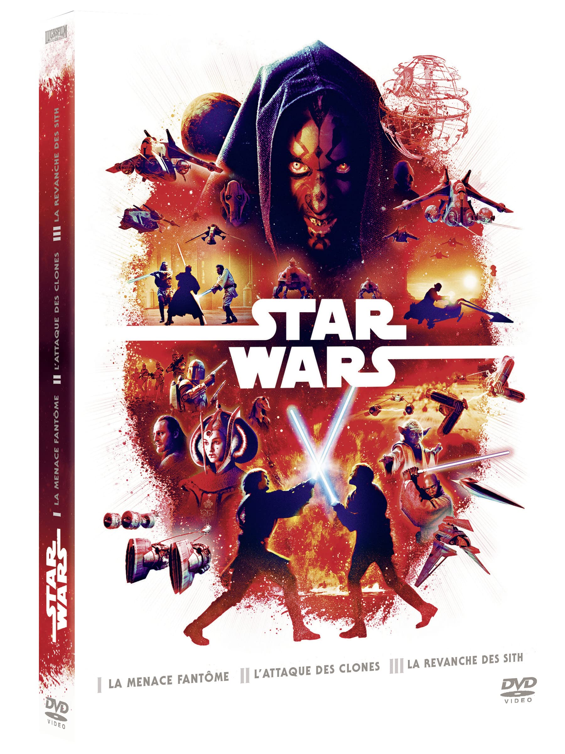 Star wars - episodes 1 à 3 : la menace fantôme + l'attaque des clones + la revanche des sith