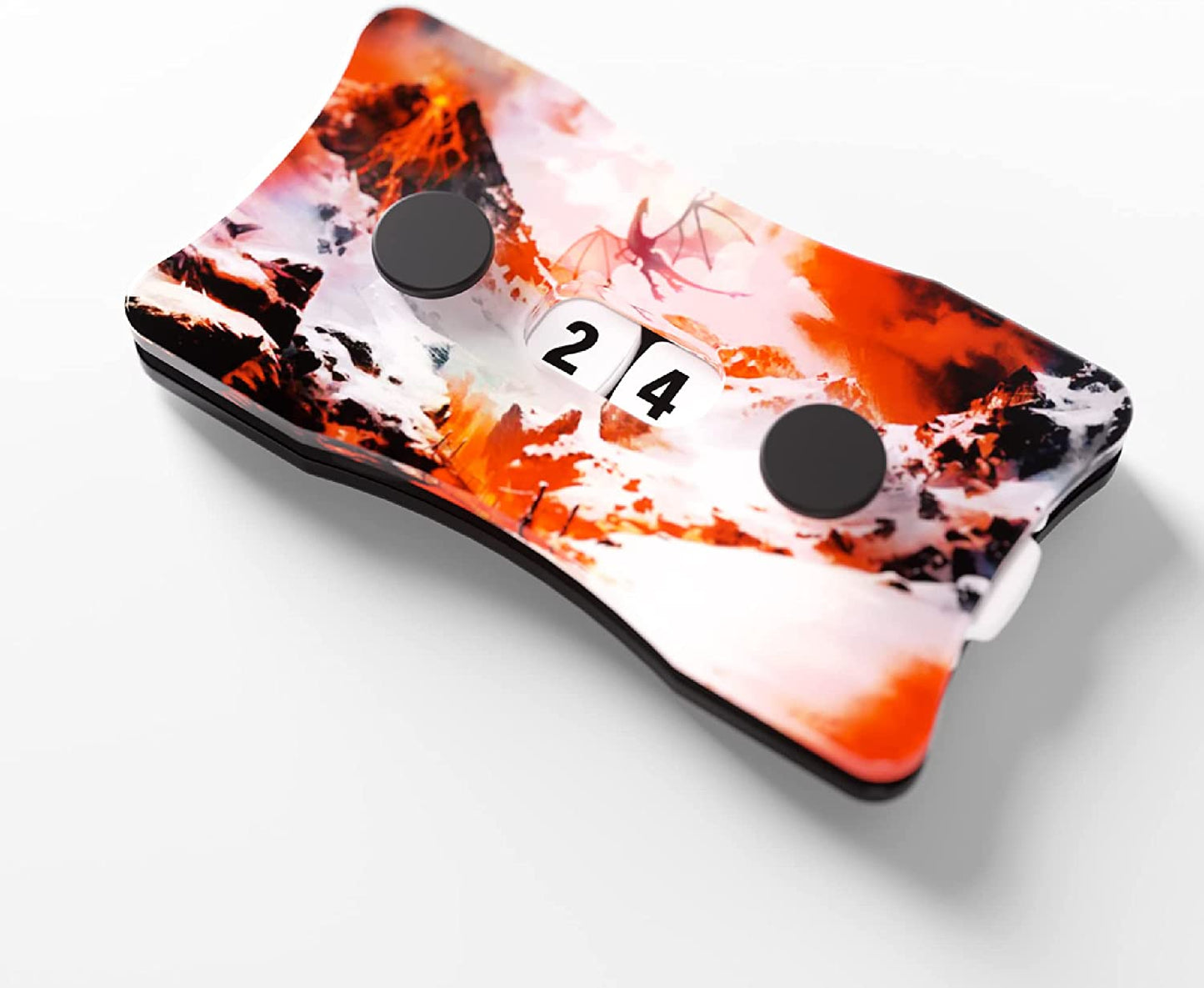 Double Life Counters | Double Dials Mountain Design | Count Life or Victory Points | Use with Tabletop Games, Collectible Card Games and Living Card Games | Premium Acrylic | Made by Gamegenic Mountai