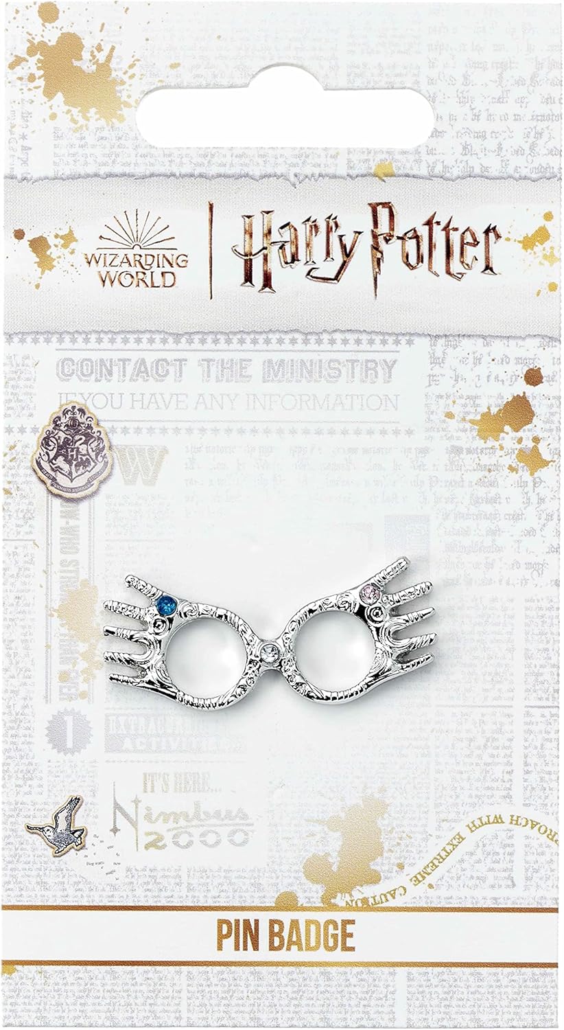 Official Harry Potter Luna Glasses Pin Badge