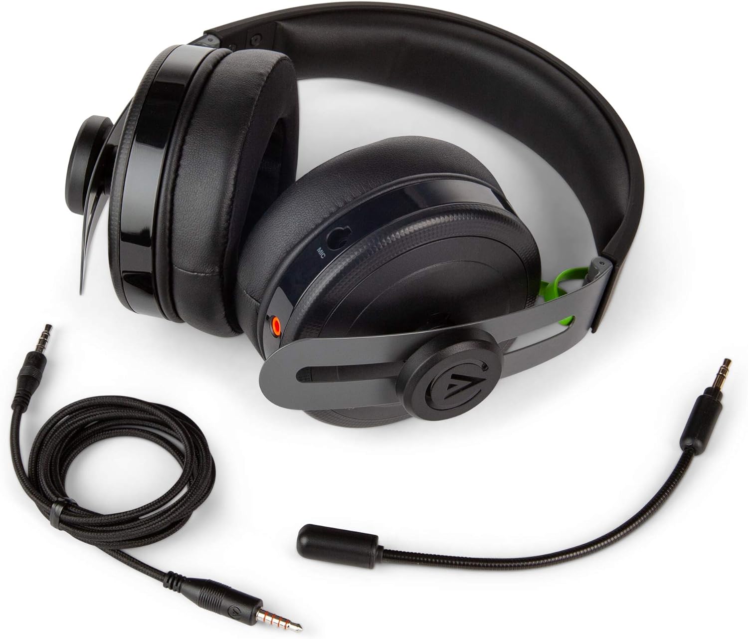 PowerA FUSION Pro Wired Gaming Headset for Xbox, Headphones, Xbox Series X, Xbox One, Chat, Gaming Audio - Xbox Series X Black Green