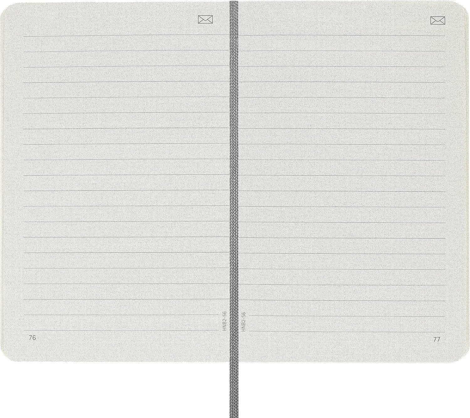 Moleskine Smart Notebook, Smart Writing System, Smart Notebook with Soft Cover, Ruled Pages and Elastic Closure, Pocket Size 9 x 14, Colour