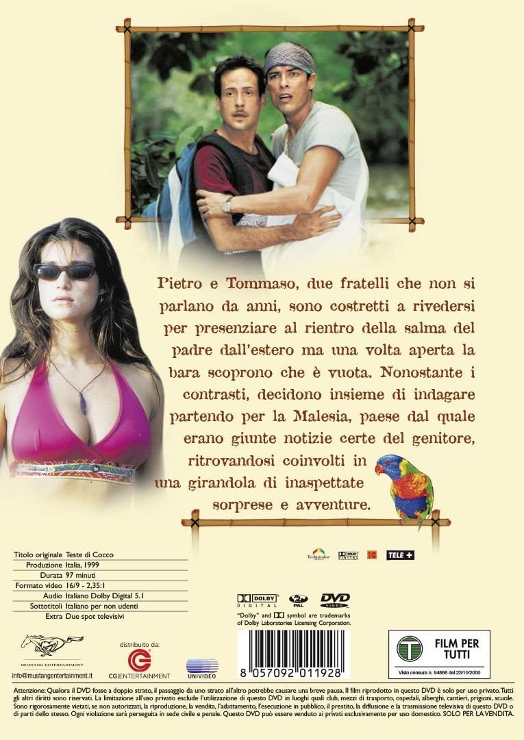 teste di cocco DVD Italian Import