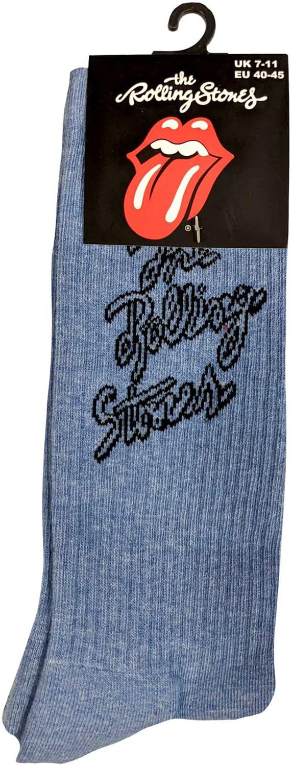 Rolling Stones Script Logo (US Men's Shoe Size 8 - 12) Socks Tie-Dye