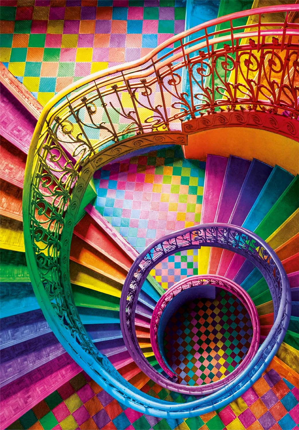 Clementoni 35132 ColorBoom Collection-Stairs-500 Pieces-Adult, Color, Puzzle Gradient, Made in Italy, Multi-Coloured