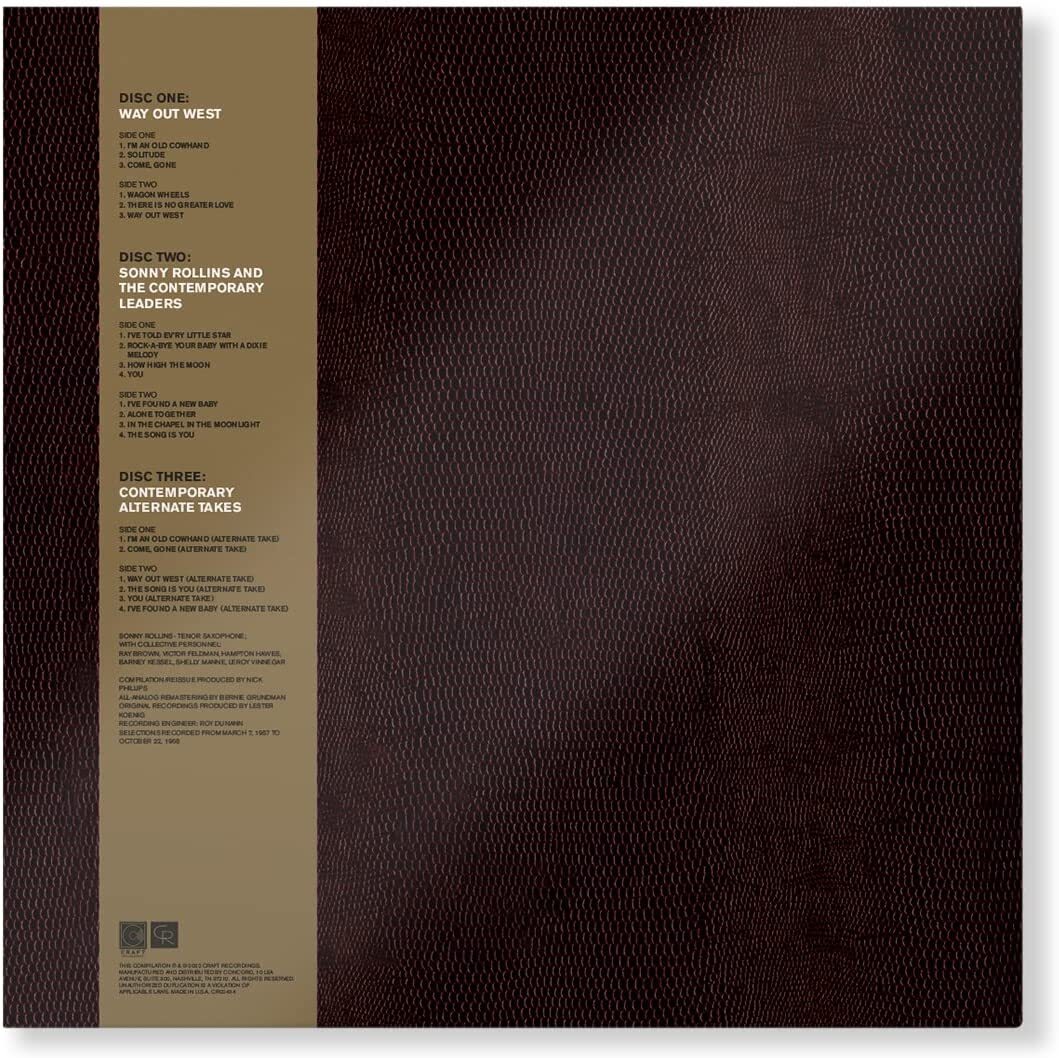 Go West!: The Contemporary Records Albums