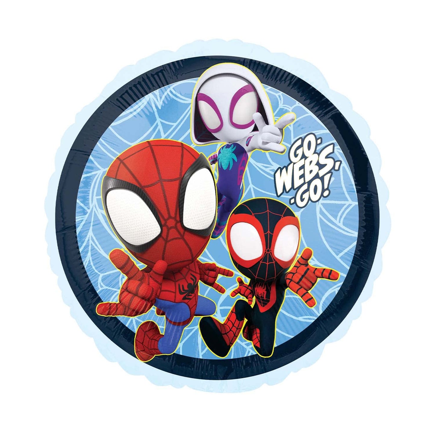 Amscan Anagram 4448701 - Spidey & His Amazing Friends Kids Birthday Party Round Foil Balloon - 18" 18 Inch Spidey