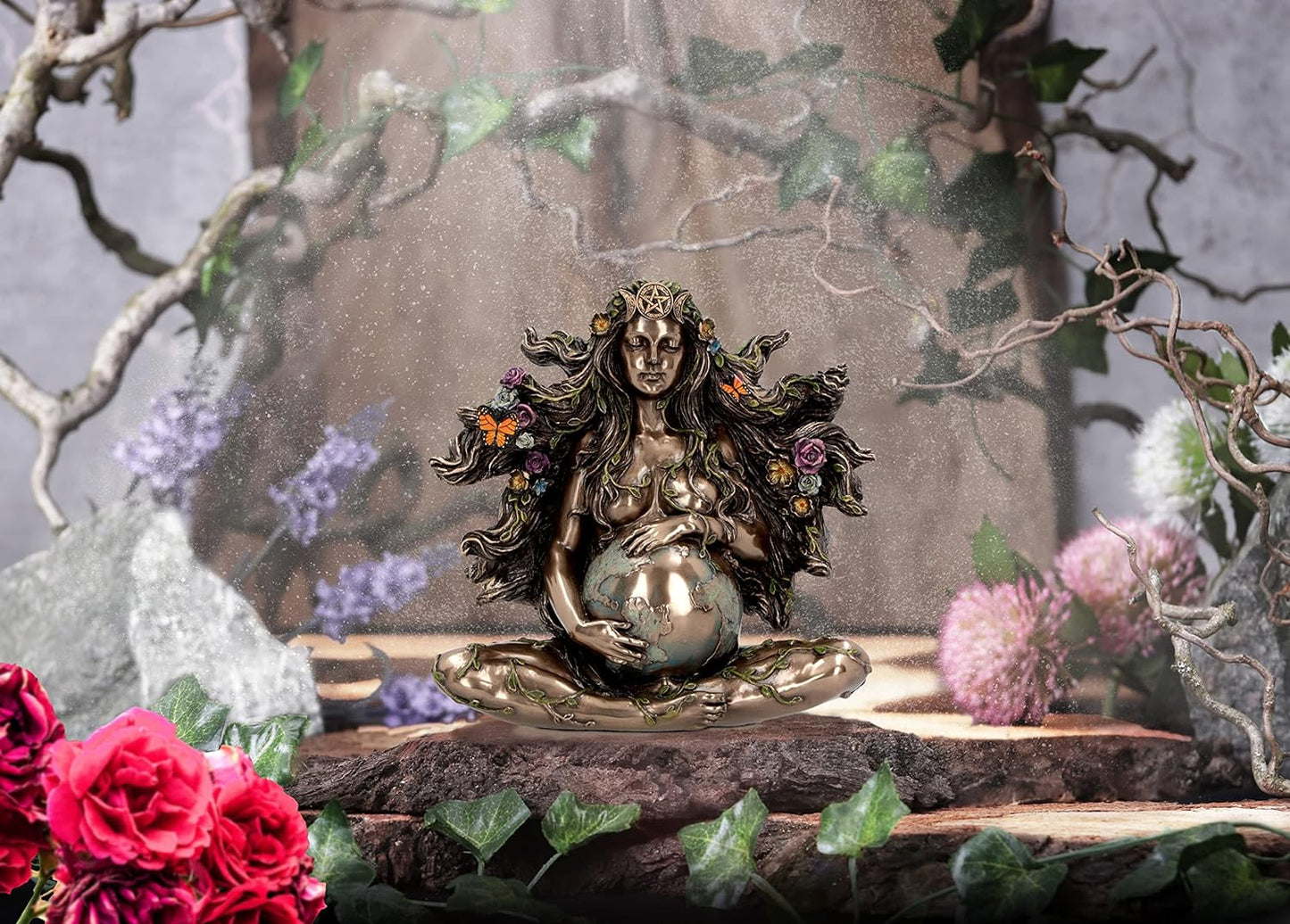 Nemesis Now Gaea Mother of All Life Bronze Figurine, 18cm
