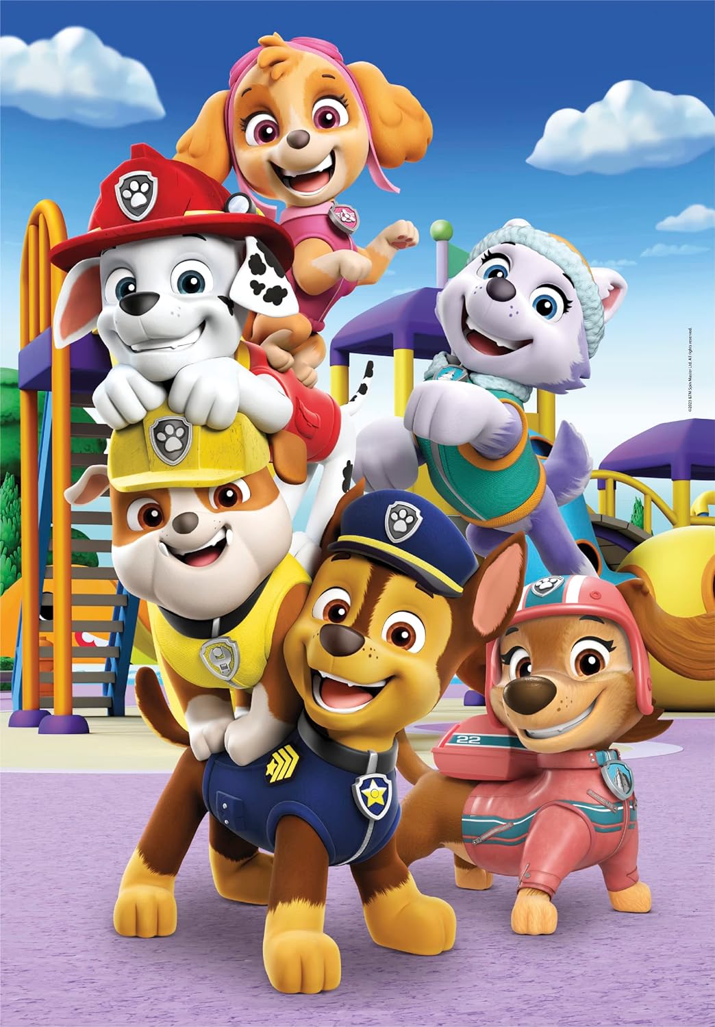Clementoni Puzzle Infantil Super 104 Piezas Paw Patrol, Patrulla Canina-Desde 6 años (27178