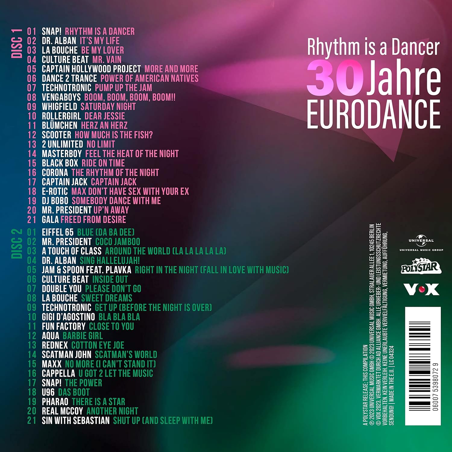 Rhythm Is a Dancer-30 Jahre Eurodance