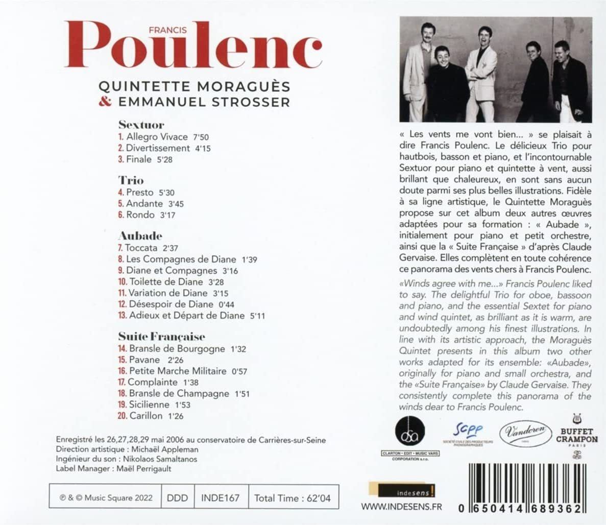Francis Poulenc: Sextuor/Trio/Aubade/Suite Française